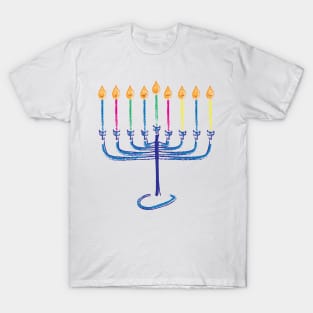 Hanukkah chalk Illustration T-Shirt